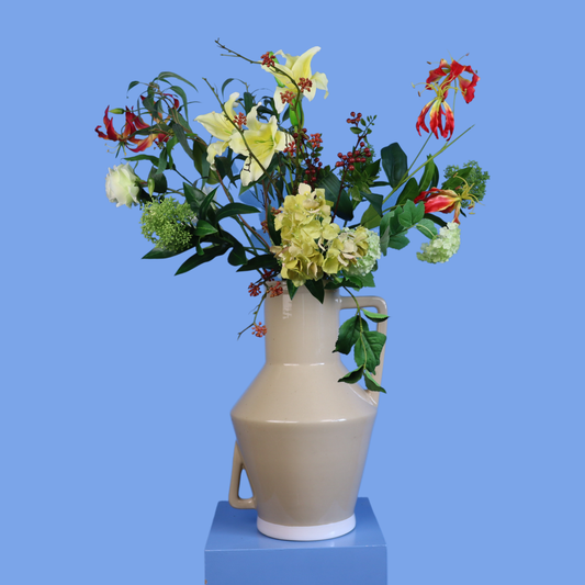 Kunstboeket Ricky in Return to Sender vaas, maat XL – Reflower