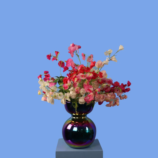 L - Noek | Pols Potten vaas met kunstbloemen | Large