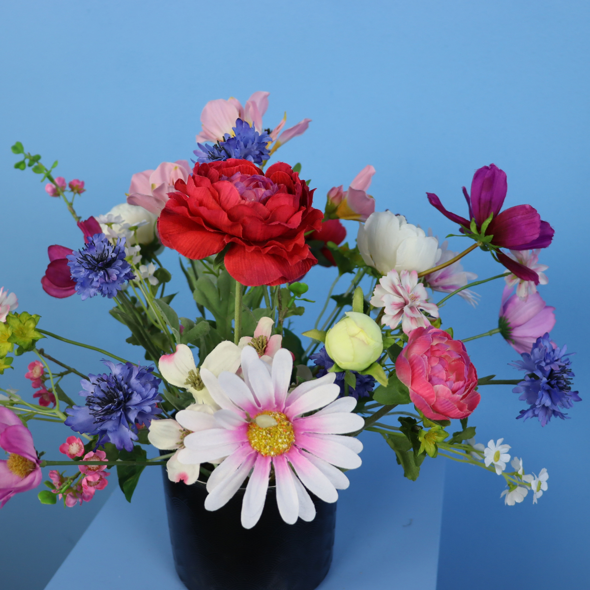 Kunstboeket Ulf in Vintage vaas, maat M – Reflower