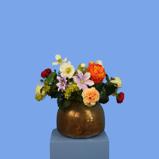 Kunstboeket Becca in Pols Potten vaas, maat M – Reflower