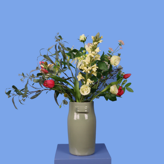 Kunstboeket Christa in Serax vaas, maat L – Reflower