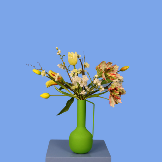 Kunstboeket Dawina in Pols Potten vaas, maat M – Reflower