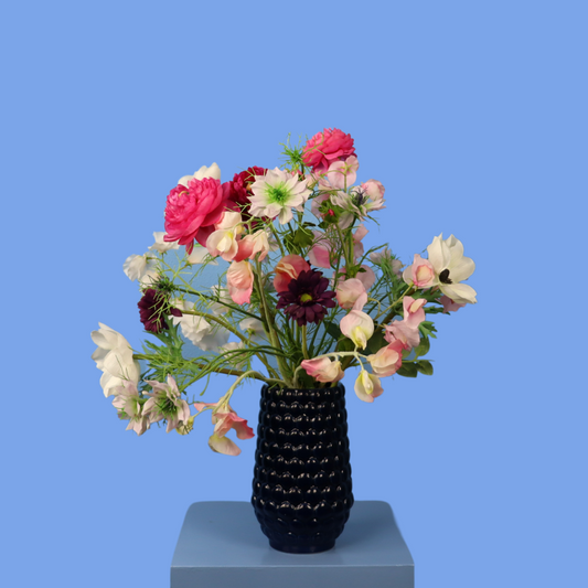 M - Fiep | Sellpy vaas met kunstbloemen | Medium