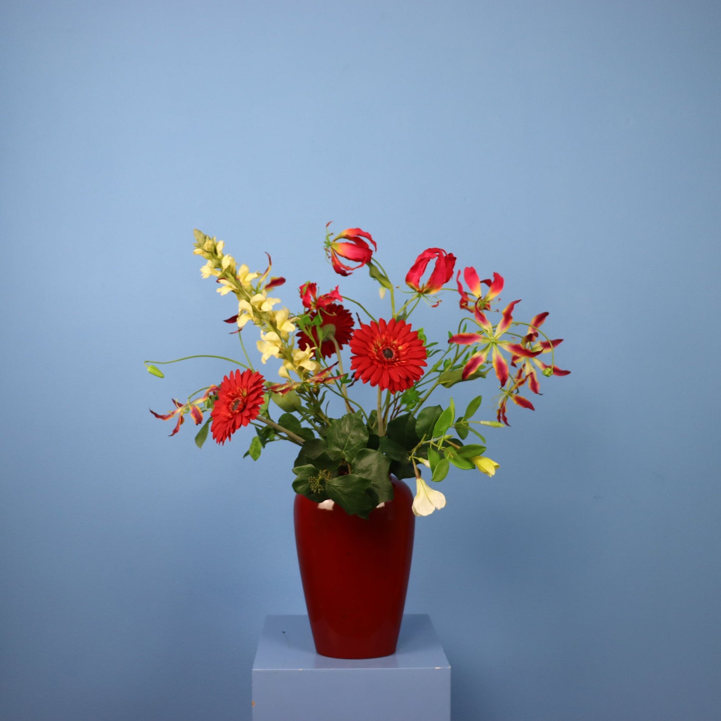 L - Wout - Vintage rode vaas