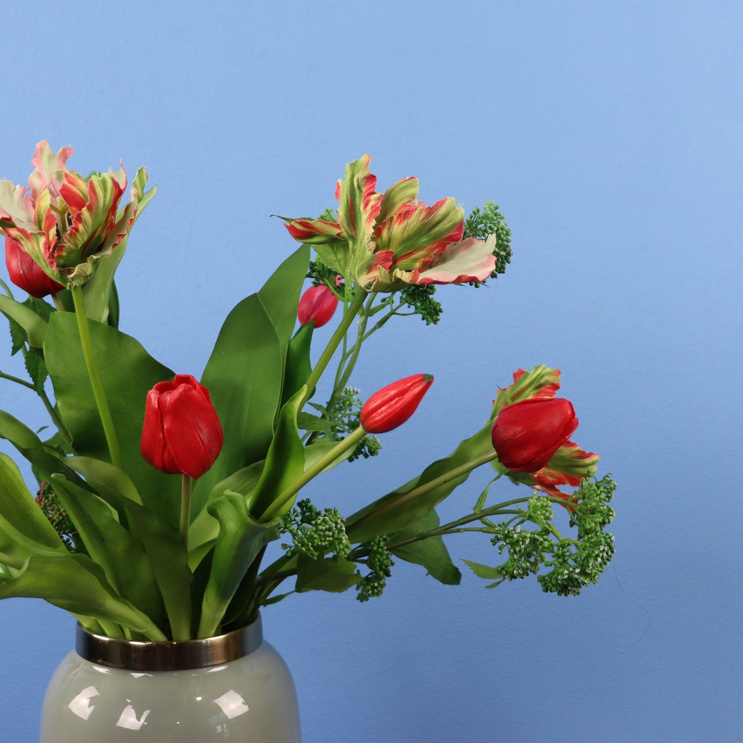 L - Laika | Light & Living vaas met kunstbloemen | Large
