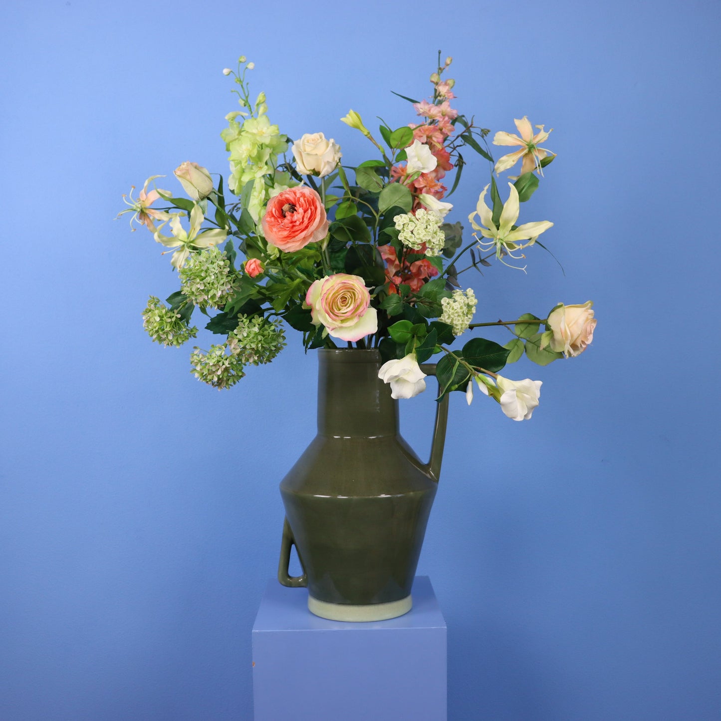 XL - Koen | Return to Sender vaas met kunstbloemen | XL