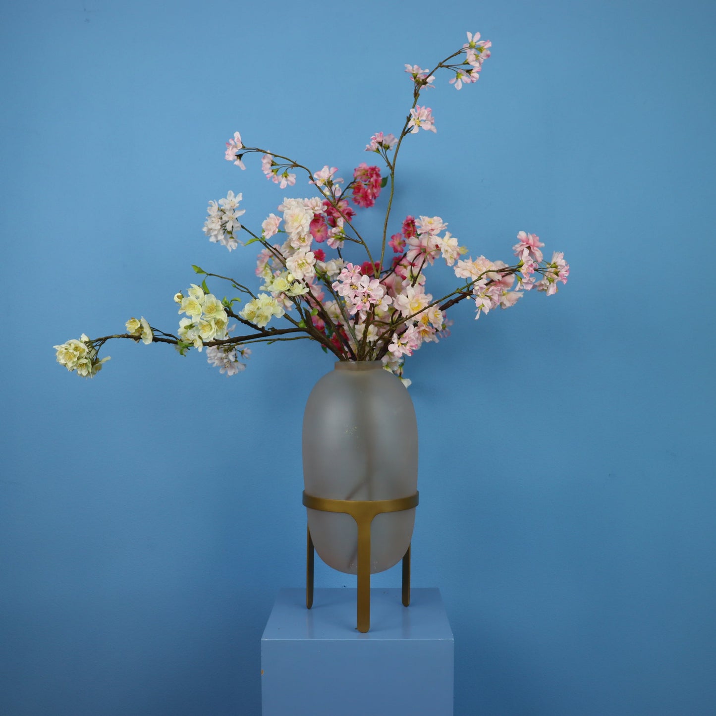 L - Diva | Urban Nature Culture vaas met kunstbloemen | Large