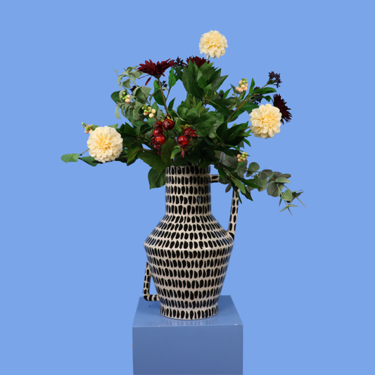 Kunstboeket Marja in Return to Sender vaas, maat XL – Reflower