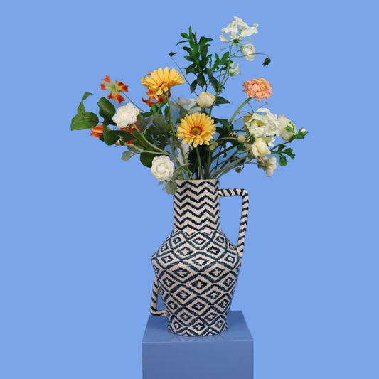Kunstboeket Noep in Return to Sender vaas, maat XL – Reflower