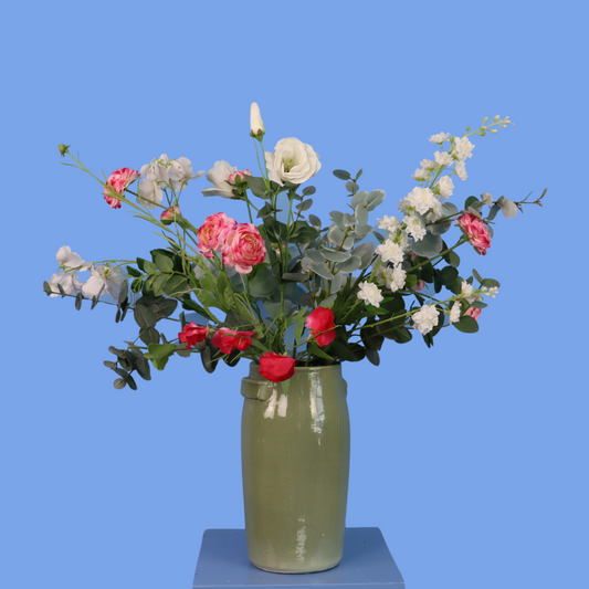 L - Nouk | Serax vaas met kunstbloemen | Large