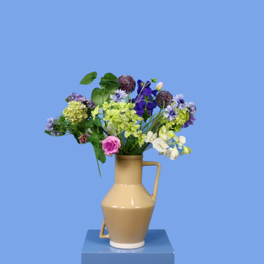 Kunstboeket Pippa in Return to Sender vaas, maat L – Reflower