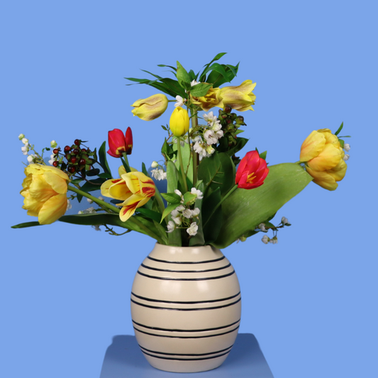M - Sylvie | H&M Home vaas met kunstbloemen | Medium
