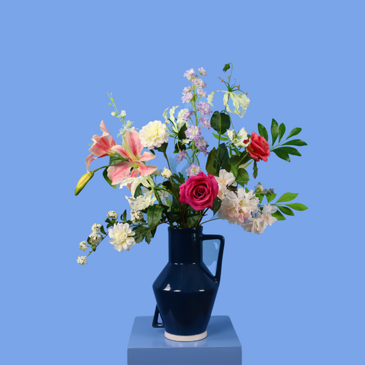 M - Wannes | Return to Sender vaas met kunstbloemen | Medium