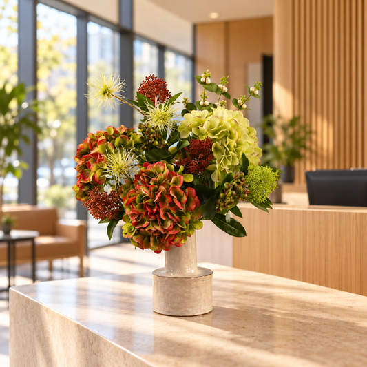 Kunstbloemen vs verse bloemen op kantoor: de rekensom