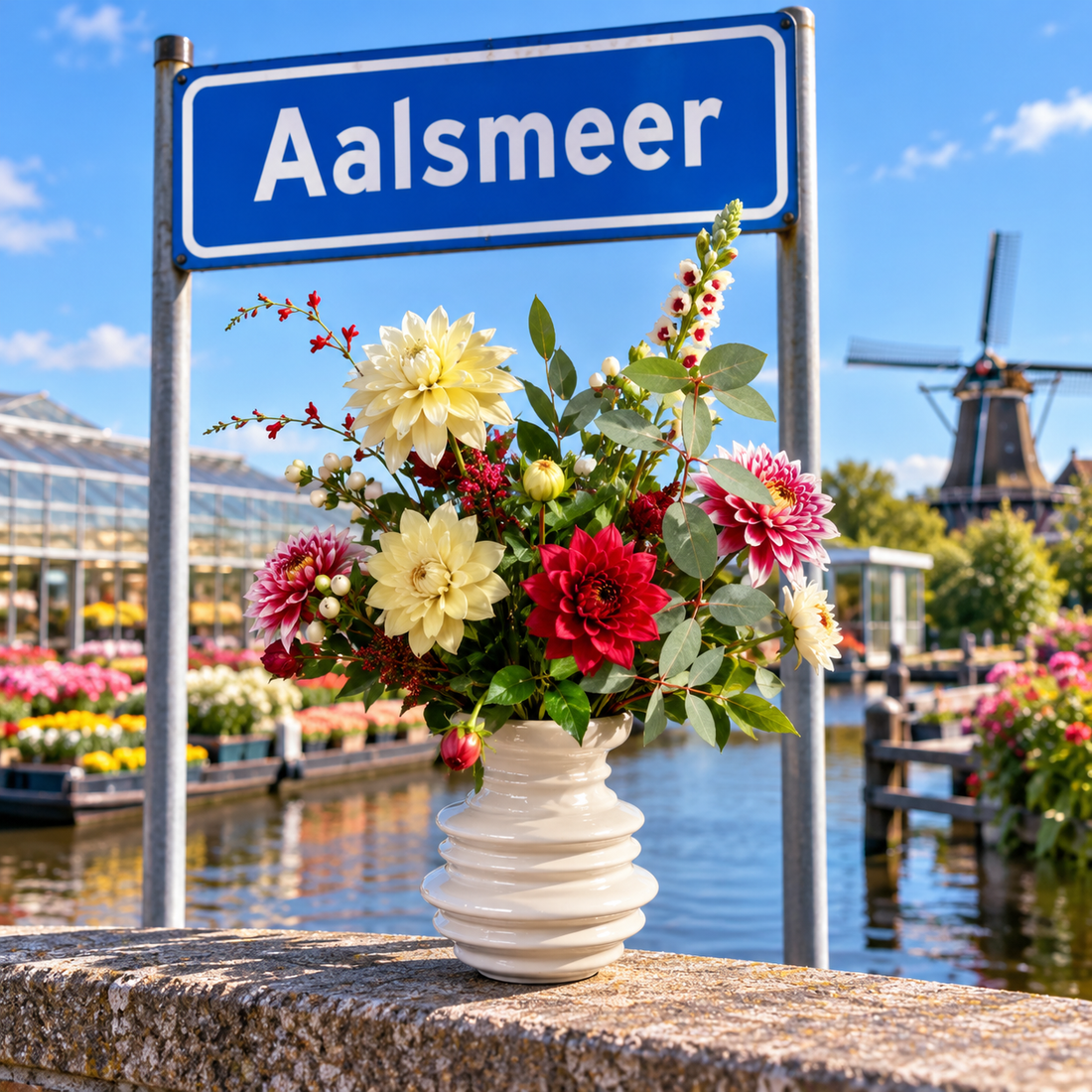 Kunstbloemen in Aalsmeer: elke woensdag bezorgd