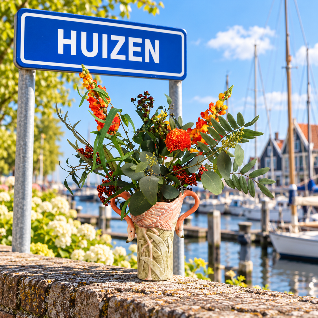 Kunstbloemen in Huizen: elke woensdag bezorgd