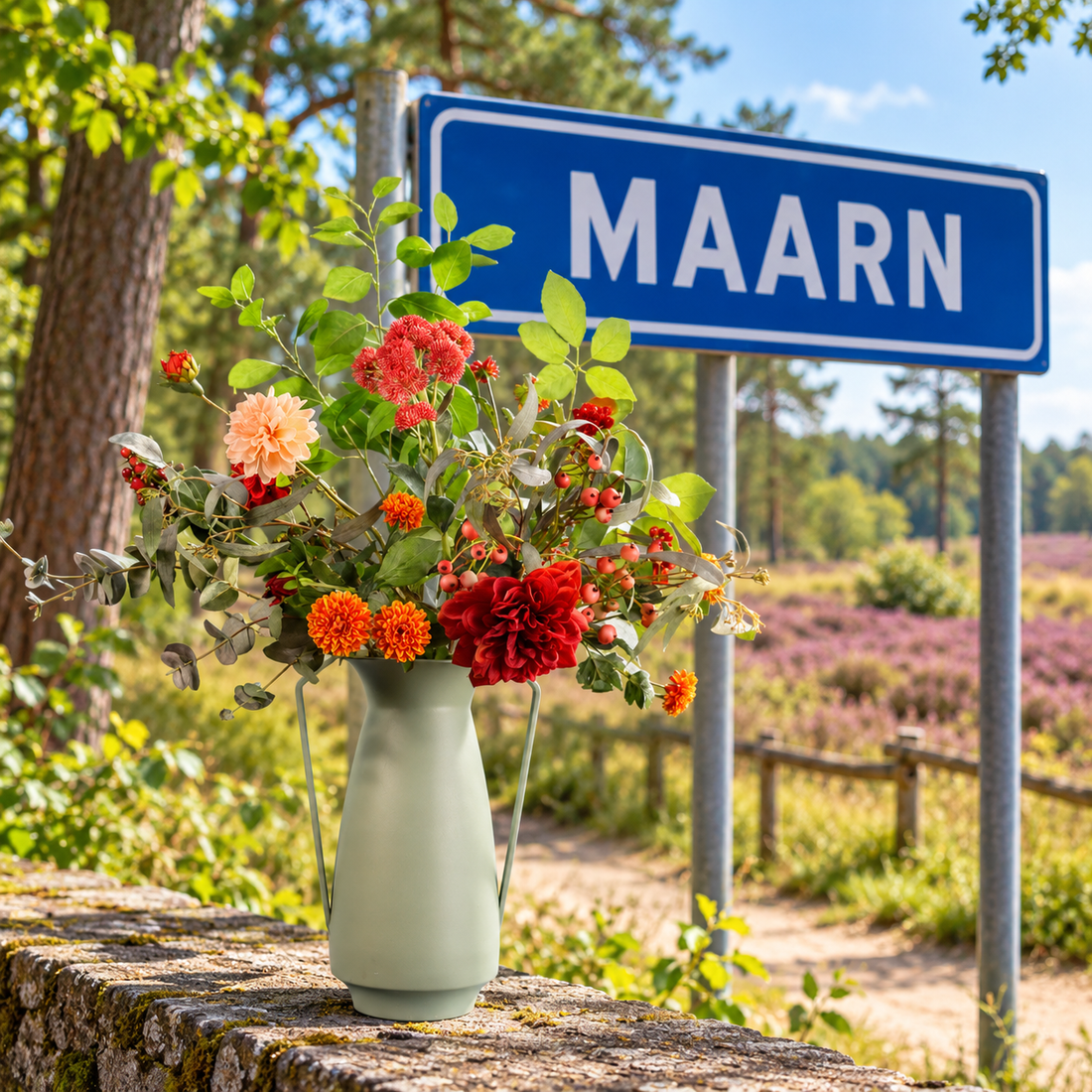 Kunstbloemen in Maarn: elke woensdag bezorgd