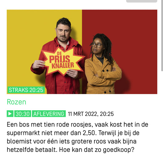 De Prijsknaller. Rozen
