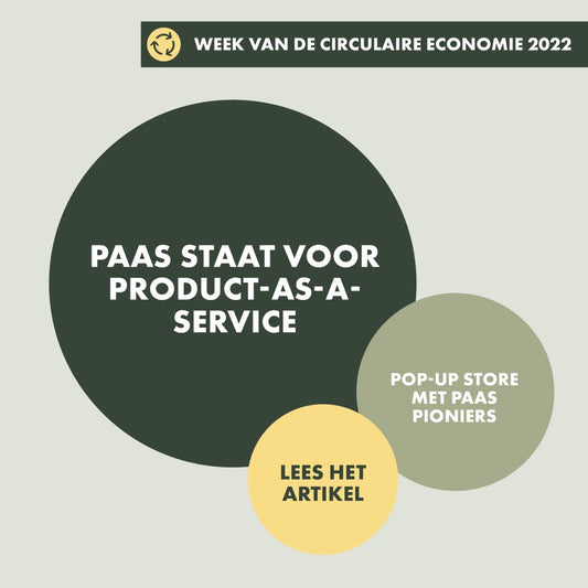 PaaS Pop-Up store tijdens de week van de circulaire economie