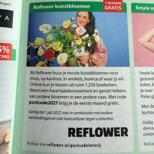 REFLOWER VOORDEELGIDS POSTCODE LOTERIJ ABONNEMENT