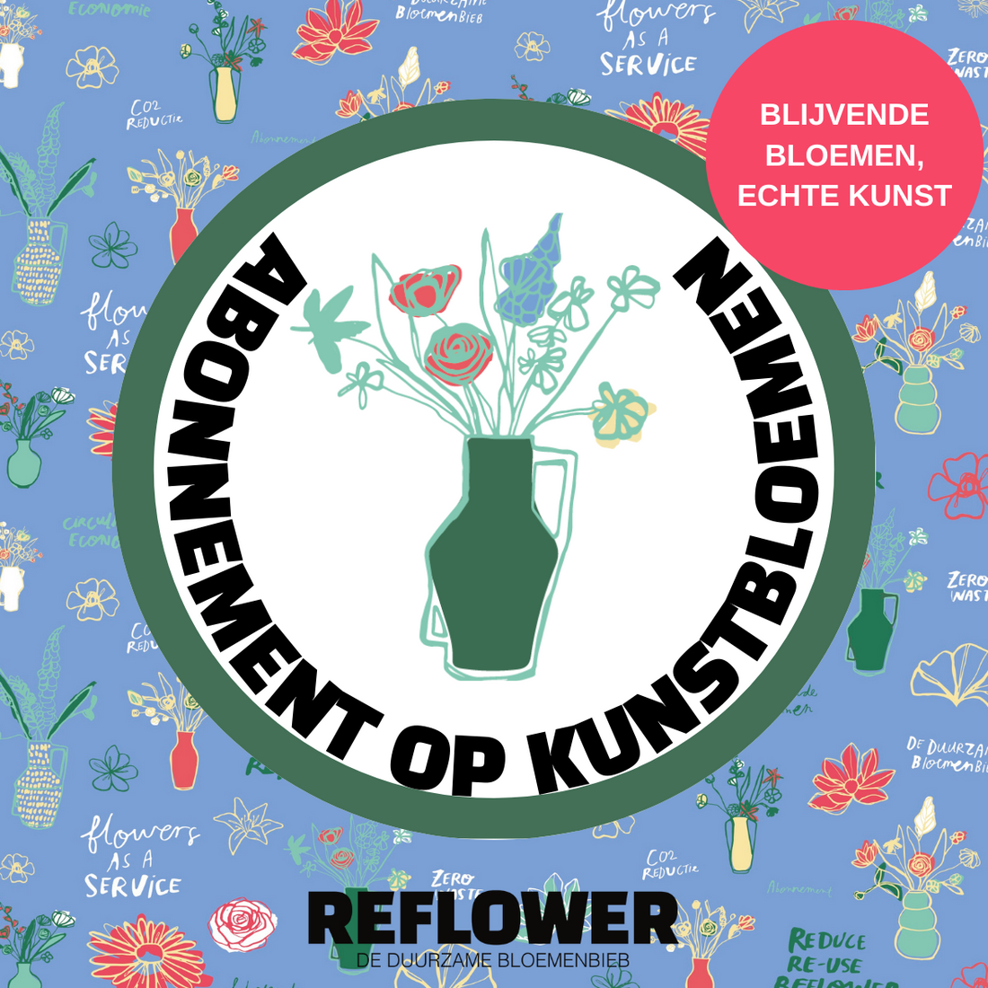 Het abonnement op kunstbloemen