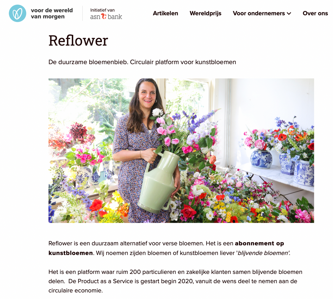 Voor de wereld van Morgen