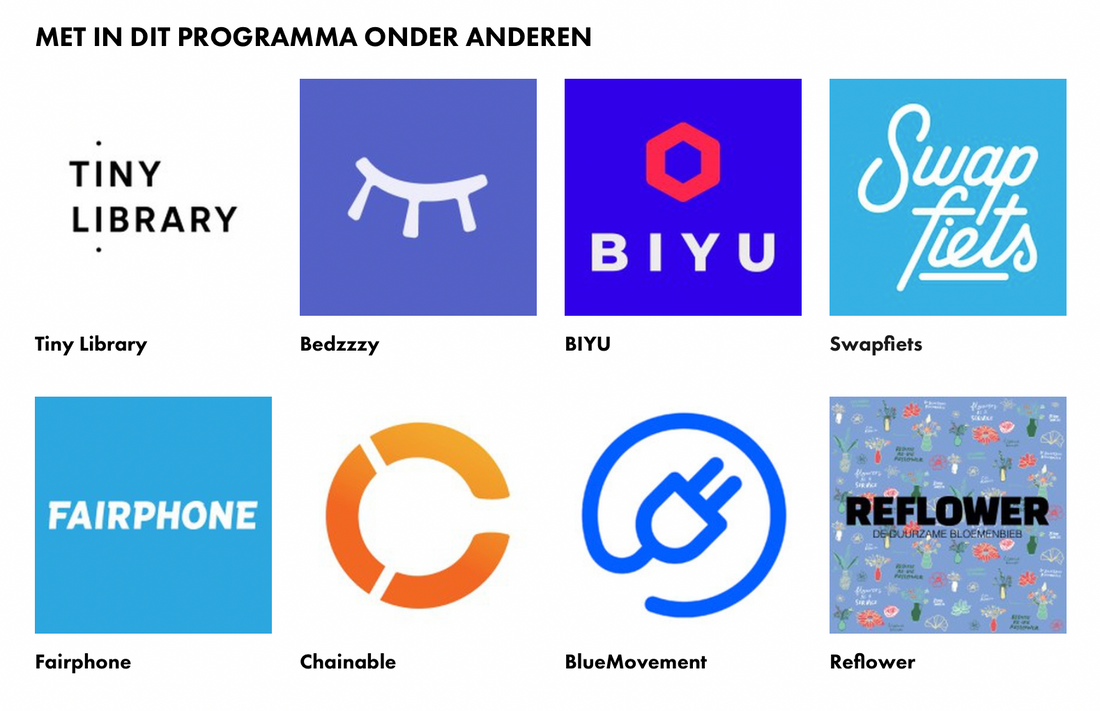 Pop-Up CIRCL Week van de Circulaire Economie met PaaS ondernemers