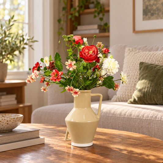 M - Lonne | Return to Sender vaas met kunstbloemen | Medium
