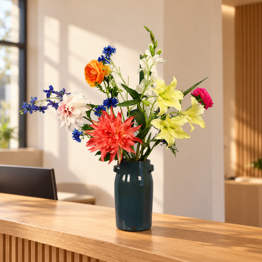 L - POM Amsterdam x Reflower | Serax vaas met kunstbloemen | Large