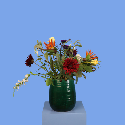 L - Guus | Serax vaas met kunstbloemen | Large