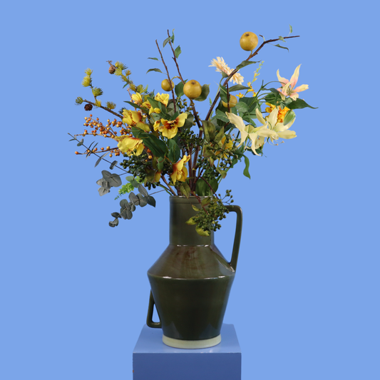 XL - Luuk | Return to Sender vaas met kunstbloemen | XL