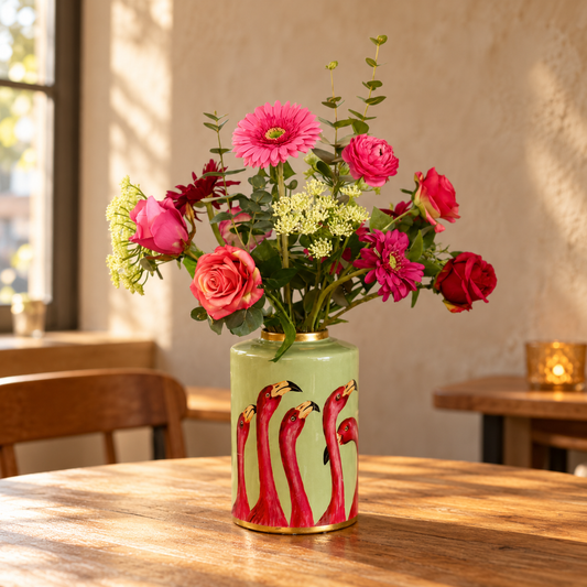 L - Selma | Eichholtz vaas met kunstbloemen | Large