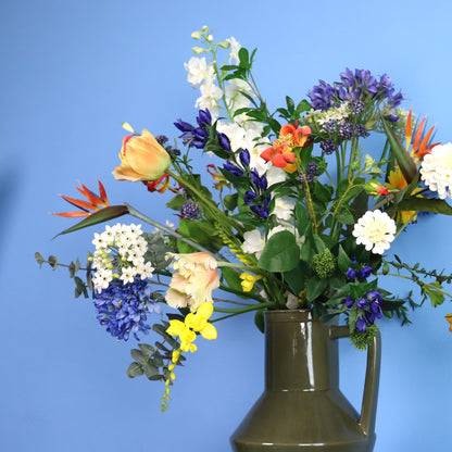 XL - Jet | Return to Sender vaas met kunstbloemen | XL