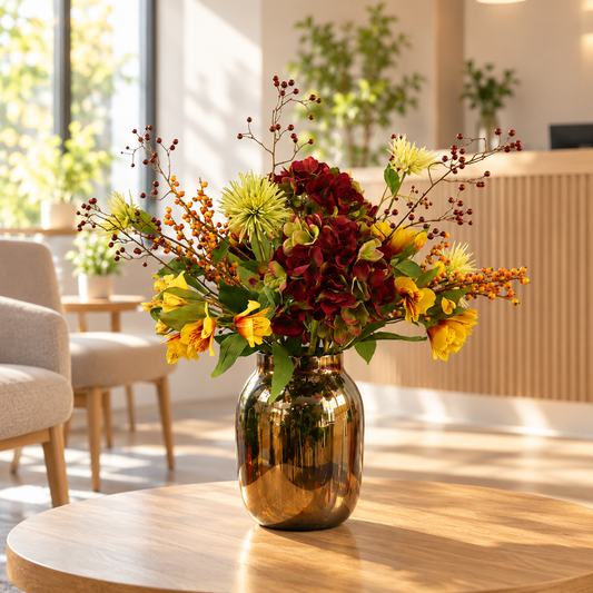 L - Cath | &Klevering vaas met kunstbloemen | Large