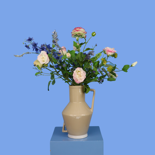 M - Sabijn | Return to Sender vaas met kunstbloemen | Medium