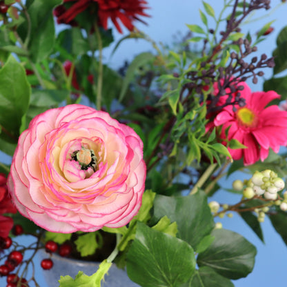 L - Leen | Pols Potten vaas met kunstbloemen | Large