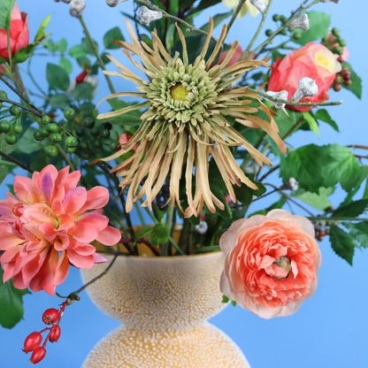 L - Zayn | Pols Potten vaas met kunstbloemen | Large