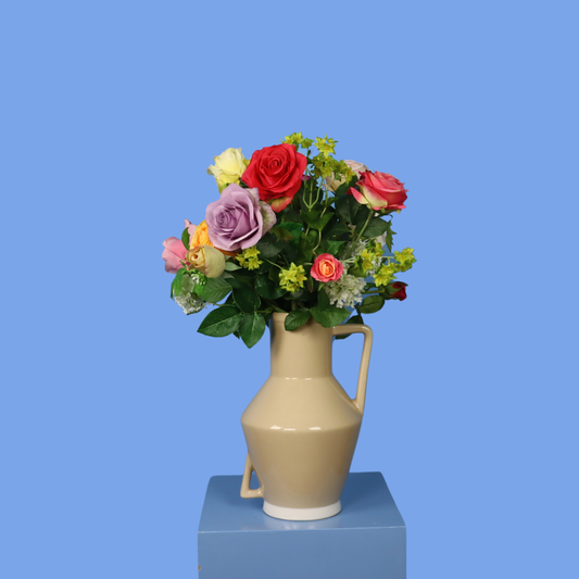 Kunstboeket Imani in Return to Sender vaas, maat L – Reflower