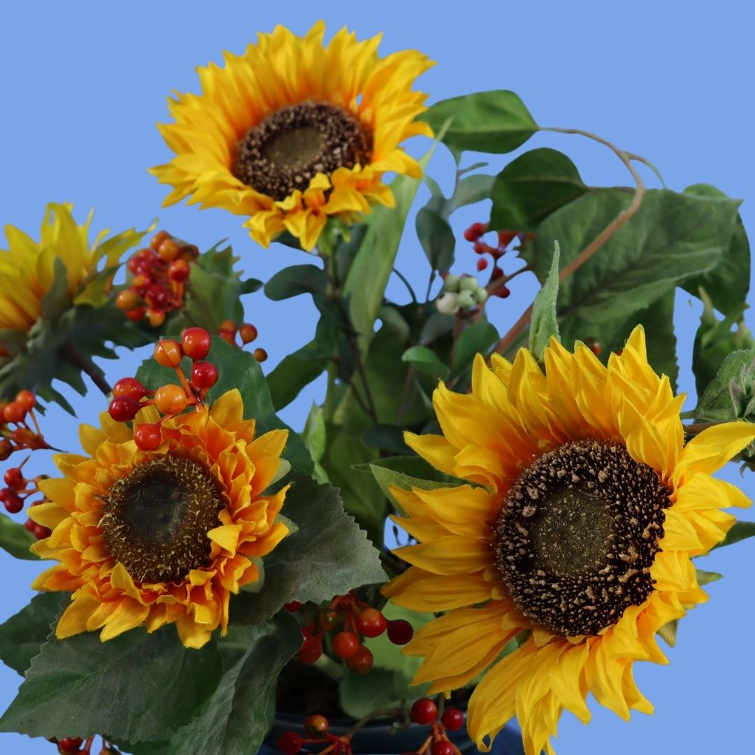 L - Polle | Pols Potten vaas met kunstbloemen | Large