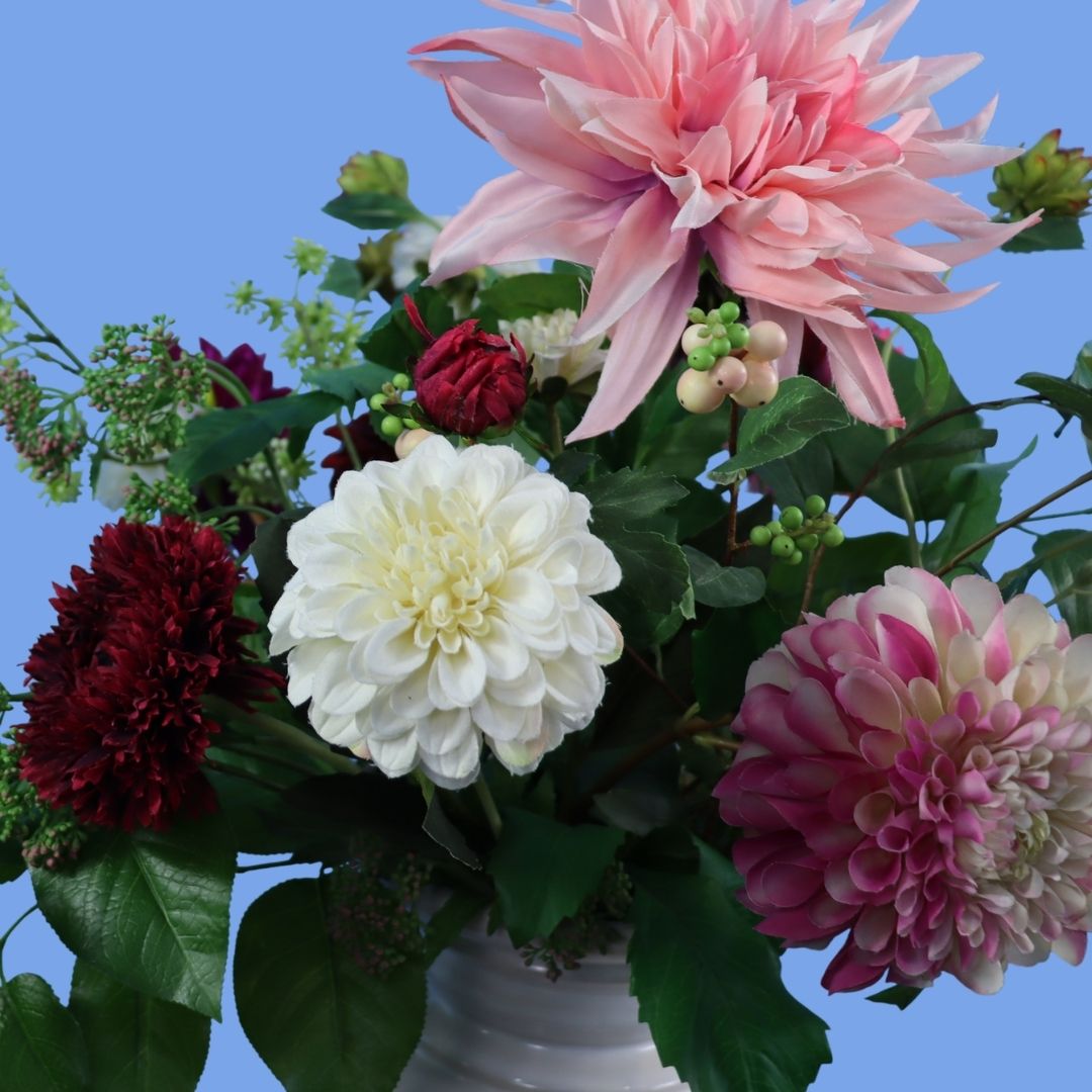 L - Korla | Pols Potten vaas met kunstbloemen | Large