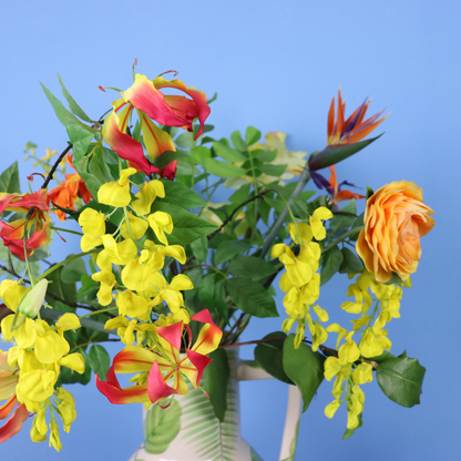 XL - Janette | Return to Sender vaas met kunstbloemen | XL