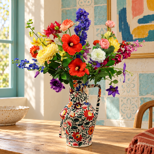 XL - Lindsay | Return to Sender vaas met kunstbloemen | XL