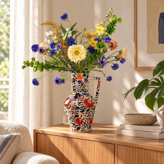 XL - Thera | Return to Sender vaas met kunstbloemen | XL