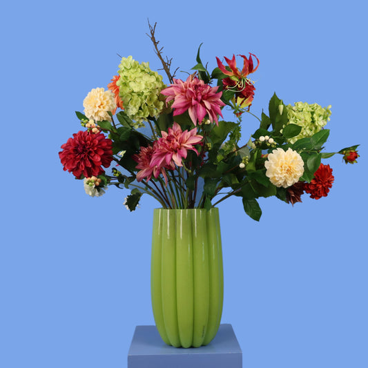 XL - Milo | Pols Potten vaas met kunstbloemen | XL