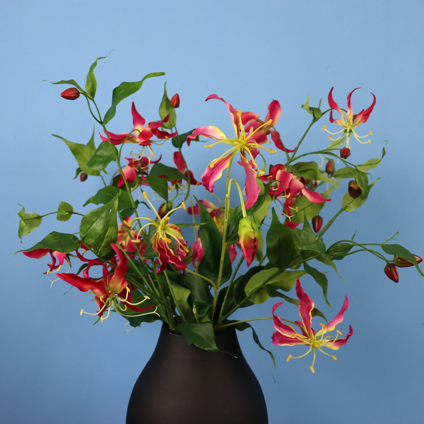 L - Rozan- Zwarte vintage vaas