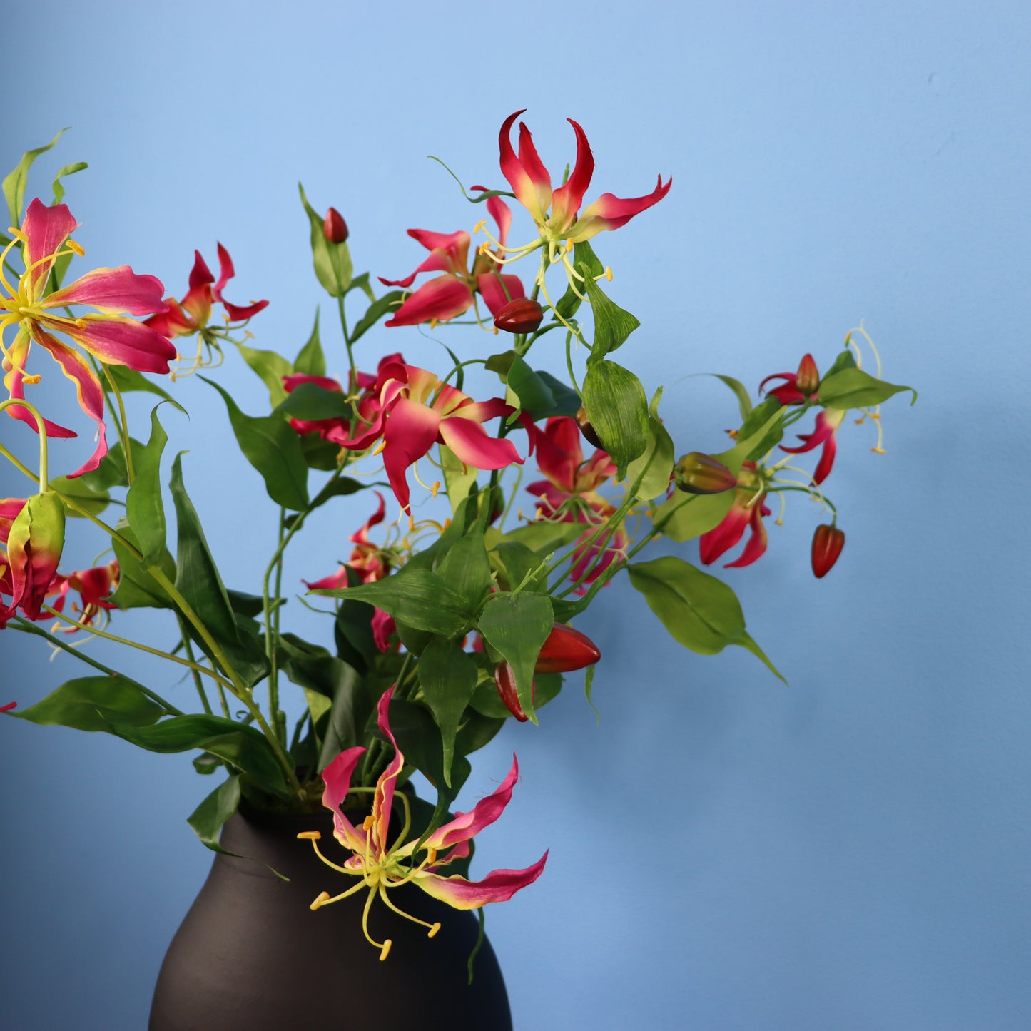 L - Rozan- Zwarte vintage vaas