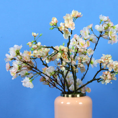 M - Maurene | Roze vaas met kunstbloemen | Medium
