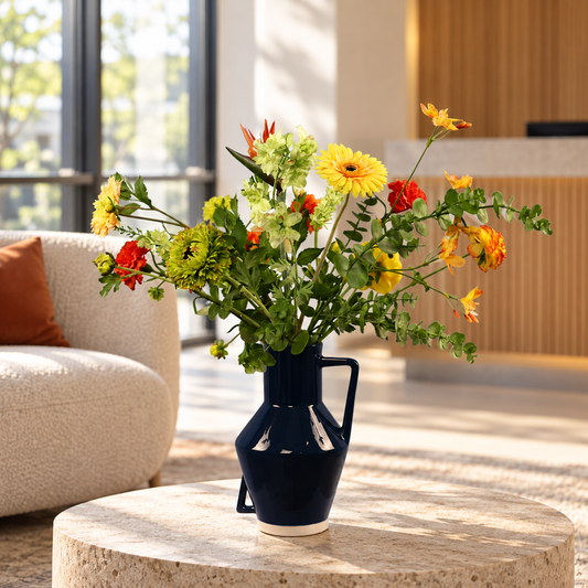 L - Jacob | Return to Sender vaas met kunstbloemen | Large