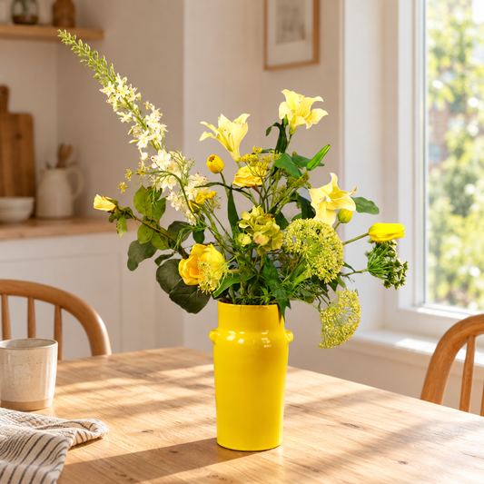 L - Sterre | Serax vaas met kunstbloemen | Large