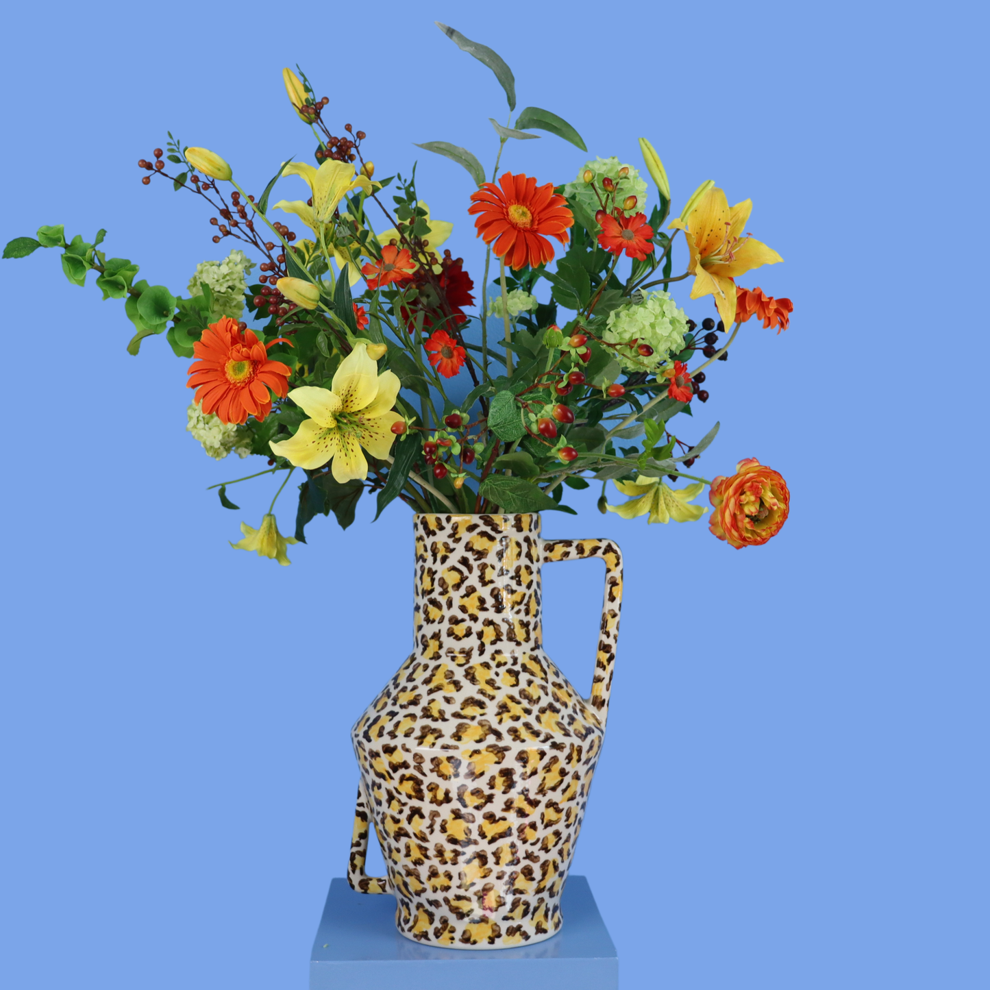 XL - Ludo | Return to Sender vaas met kunstbloemen | XL